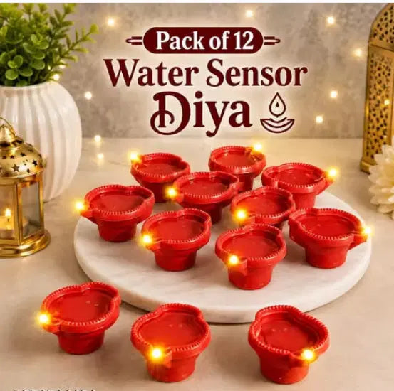 Magic Water Sensor Diya – Pack of 12 | Themoe